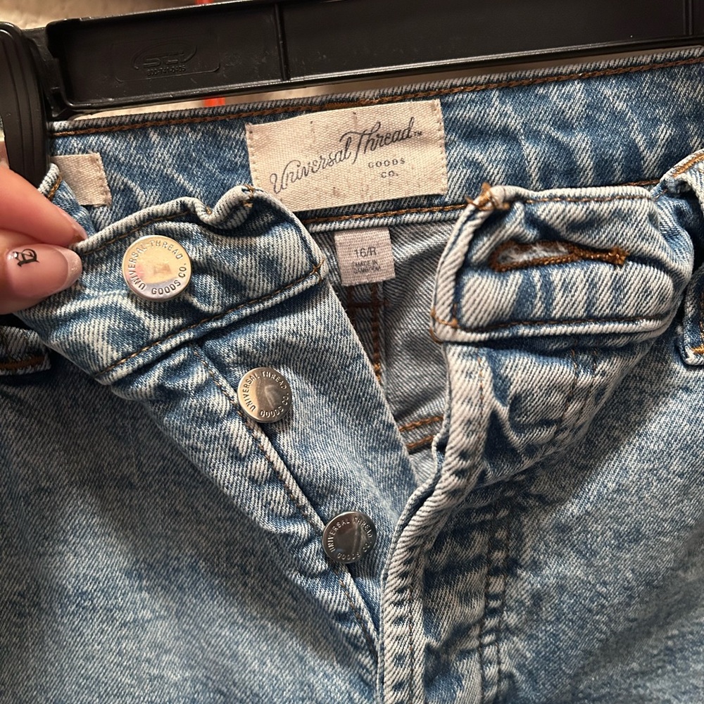 Universal Thread High Rise Light Blue Jeans - Picture 3 of 4